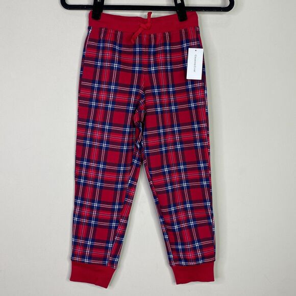 New Charter Club Children's Plaid Jogger Pants Kids Size 4-5 Youth - Picture 1 of 10